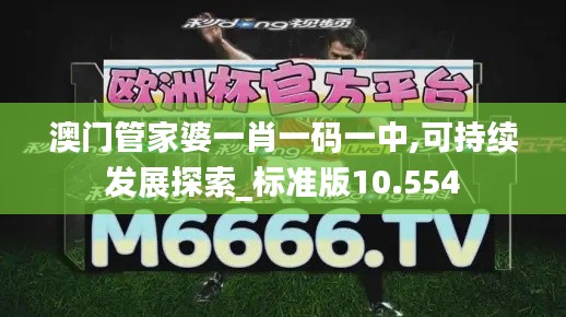 澳门管家婆一肖一码一中,可持续发展探索_标准版10.554