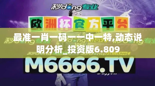最准一肖一码一一中一特,动态说明分析_投资版6.809