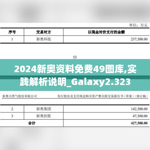 2024新奥资料免费49图库,实践解析说明_Galaxy2.323