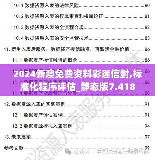 2024新澳免费资料彩迷信封,标准化程序评估_静态版7.418