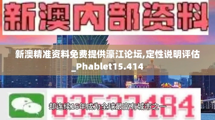 新澳精准资料免费提供濠江论坛,定性说明评估_Phablet15.414