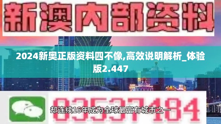 2024新奥正版资料四不像,高效说明解析_体验版2.447