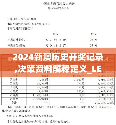 2024新澳历史开奖记录,决策资料解释定义_LE版8.865