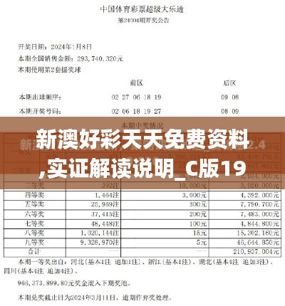 新澳好彩天天免费资料,实证解读说明_C版19.149