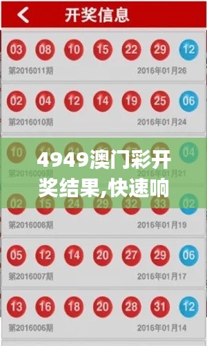 4949澳门彩开奖结果,快速响应计划分析_手游版3.839