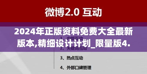2024年正版资料免费大全最新版本,精细设计计划_限量版4.962